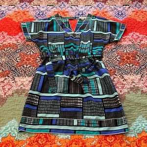 Banana Republic Retro Print Dress with Pockets!